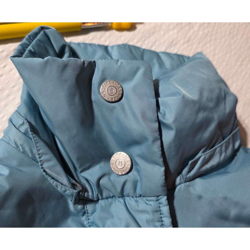 Bogner Fire + Ice Women's Blue Down Puffer Ski Jacket Size 6 Small - Picture 7 of 16